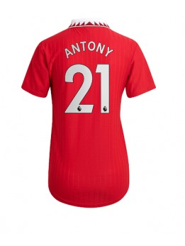 Manchester United Antony #21 Heimtrikot für Frauen 2022-23 Kurzarm